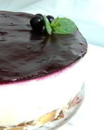 Смородиновый чизкейк на хрустящей основе