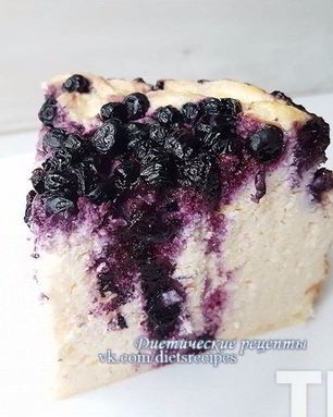 Творожная запеканка-чизкейк