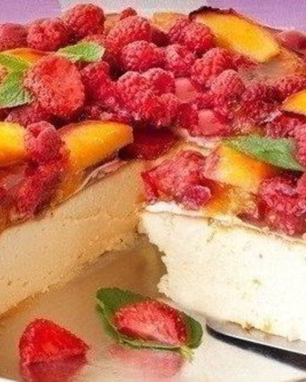 Рецепт творожного чизкейка с фруктовым желе