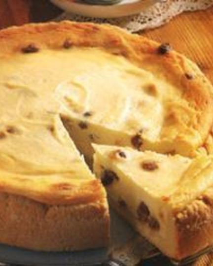 Рецепт творожного чизкейка с изюмом