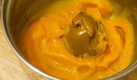 тыквенно-карамельный чизкейк