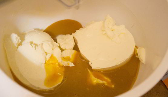 тыквенно-карамельный чизкейк