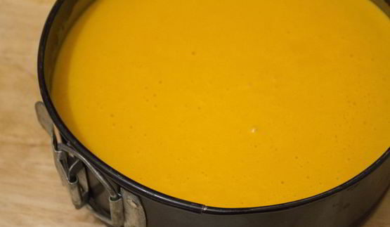 тыквенно-карамельный чизкейк