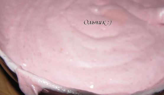 воздушный черри-чизкейк без выпечки