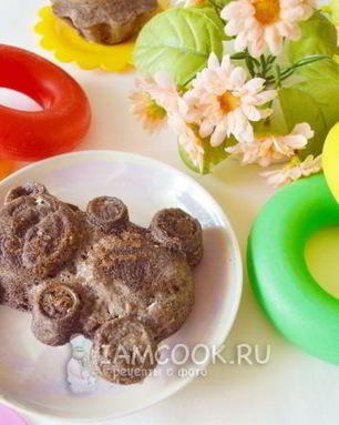 Детский кекс Барни