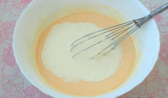 двухцветный кекс на сметане