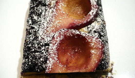 грушево-черничный кекс маленькое черное с кокосом и лавандой