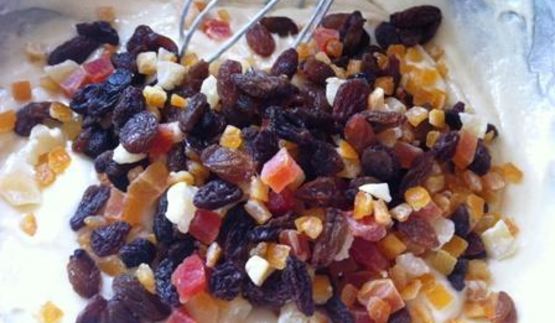 йогуртовые кексики с цукатами