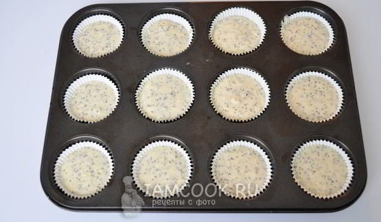 капкейки с маком