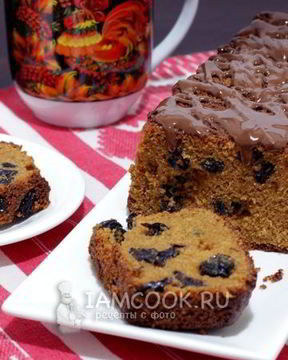 Карамельный кекс на кукурузной муке