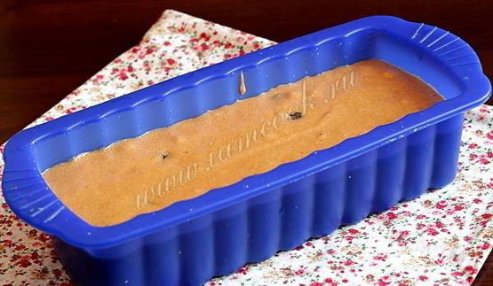 карамельный кекс на кукурузной муке