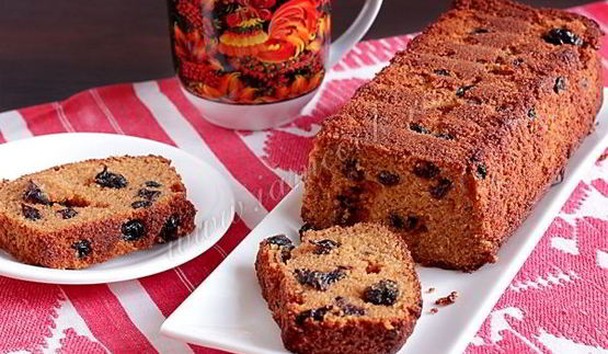 карамельный кекс на кукурузной муке