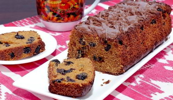 карамельный кекс на кукурузной муке