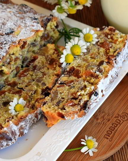 Рецепт кекса лакомка с изюмом и орехами