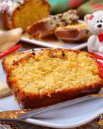 Кекс с белым шоколадом и кокосовой стружкой