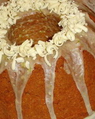 Кекс с белым шоколадом и лаймом