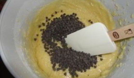 кекс с шоколадной крошкой