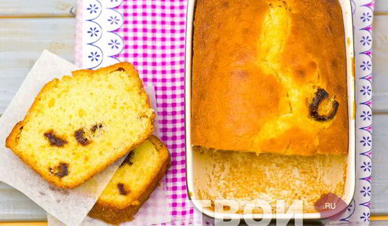 кекс с сухофруктами