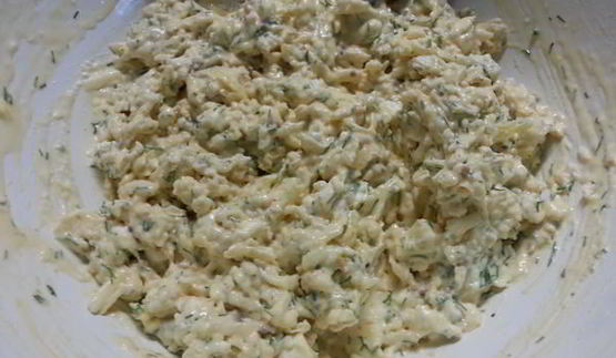 кекс с сыром и черешней