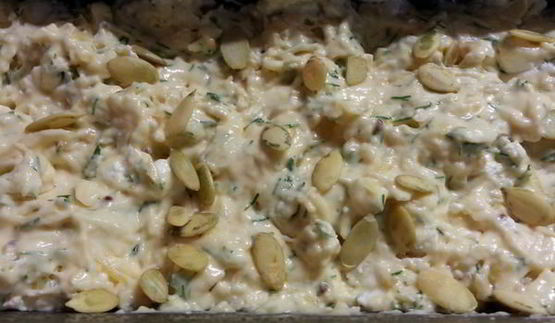 кекс с сыром и черешней