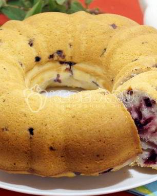 Кекс с ягодами