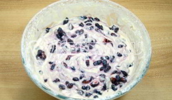 кекс с ягодами