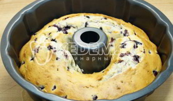 кекс с ягодами