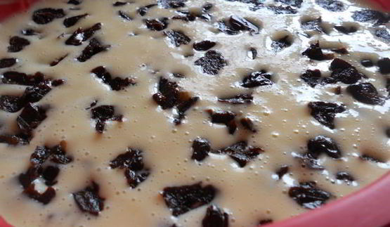 кекс сметанный с черносливом