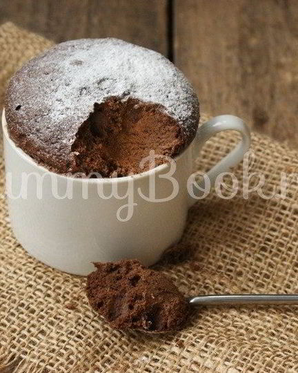 Рецепт кекса в чашке в микроволновке