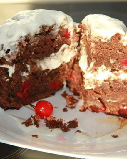 Рецепт кекса вишня-кэроб