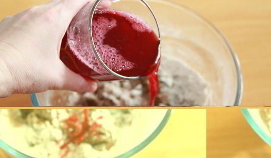 кекс вишня-кэроб