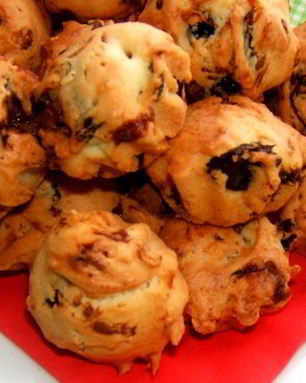 Кексики с шоколадом и черносливом