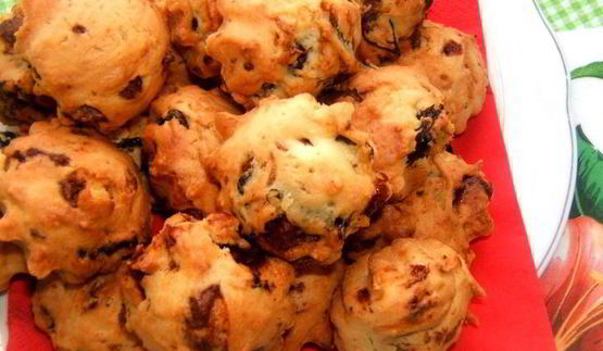 кексики с шоколадом и черносливом