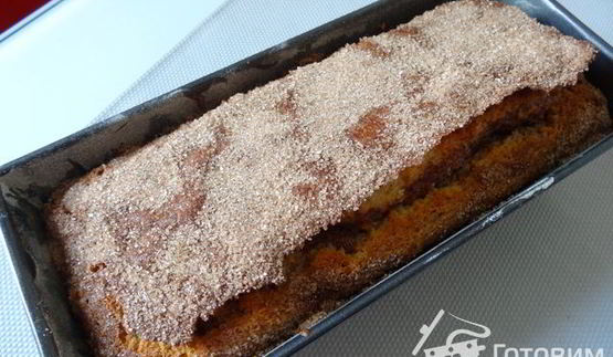 коричный кекс с хрустящей корочкой