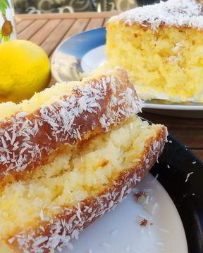 Лимонно-кокосовый кекс Парадиз