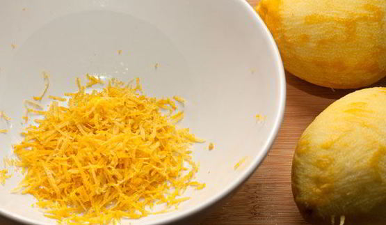 лимонный кекс с миндалем