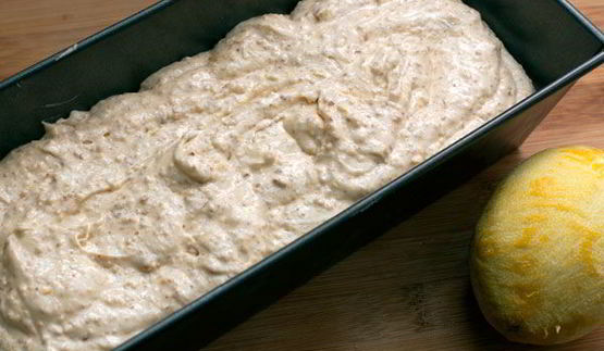 лимонный кекс с миндалем