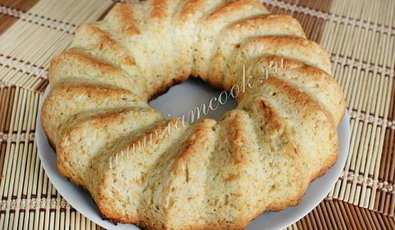 лимонный кекс с шафраном