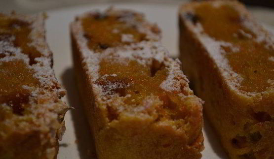 морковно-яблочный кекс