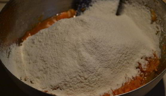 морковно-яблочный кекс