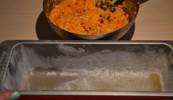 морковно-яблочный кекс