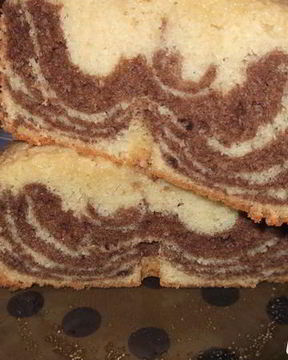 Мраморный кекс из хлебопечки
