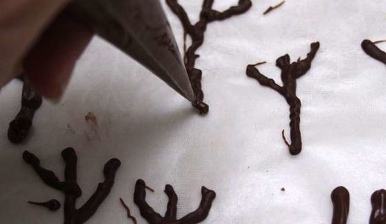 новогодние капкейки в виде снеговичков