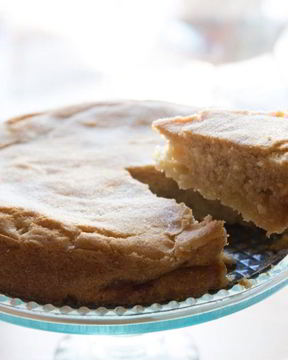 Постный кекс с яблоками