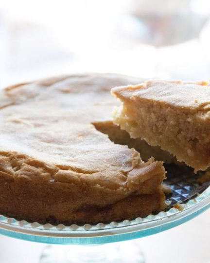 Рецепт постного кекса с яблоками