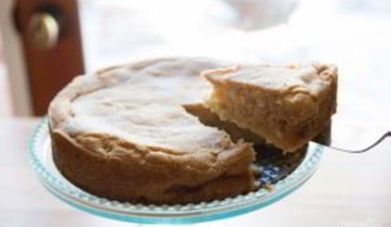 постный кекс с яблоками