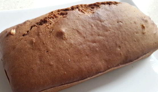 постный шоколадно-ореховый кекс