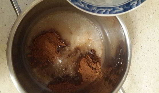 постный шоколадно-ореховый кекс