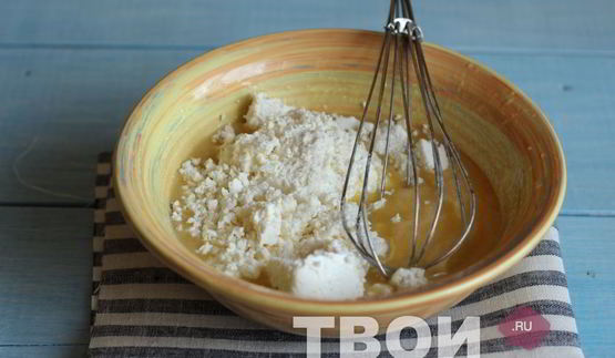 рождественский творожный кекс