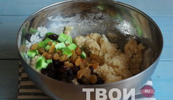 рождественский творожный кекс